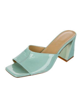 Aeyde Patent Leather Slides