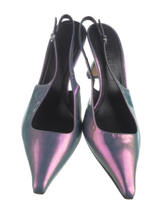Aeyde Leather Slingback Pumps