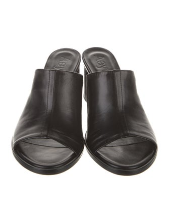 Aeyde Leather Slides
