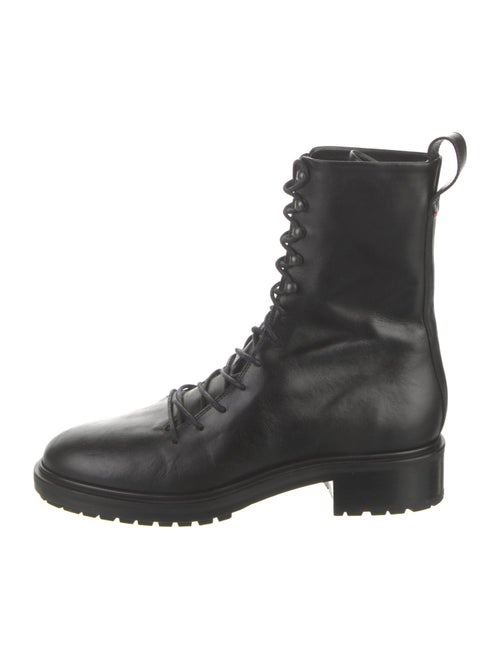 Aeyde Leather Combat Boots