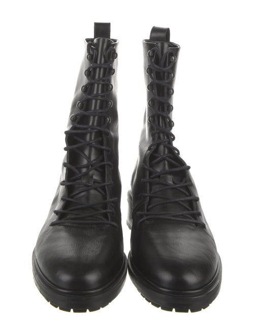 Aeyde Leather Combat Boots