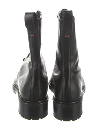 Aeyde Leather Combat Boots