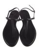Aeyde Leather T-Strap Sandals