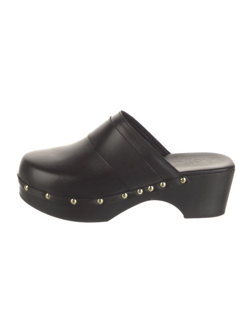 Aeyde Leather Studded Accents Mules
