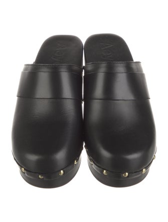 Aeyde Leather Studded Accents Mules