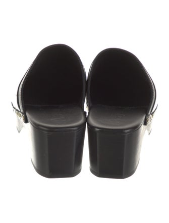 Aeyde Leather Studded Accents Mules