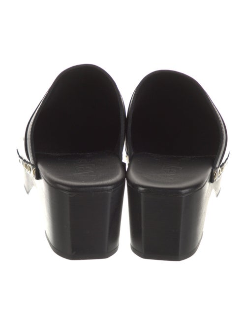 Aeyde Leather Studded Accents Mules