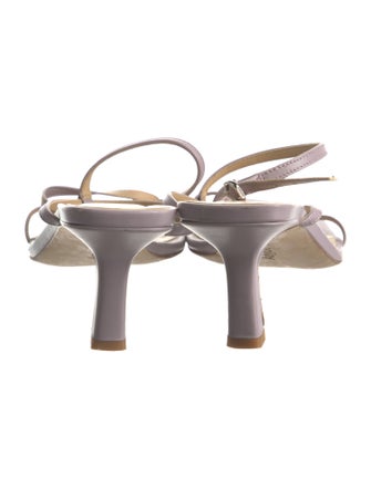 Aeyde Leather T-Strap Sandals