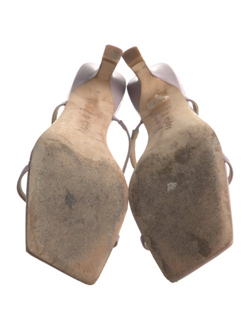 Aeyde Leather T-Strap Sandals