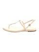 Aeyde Suede T-Strap Sandals