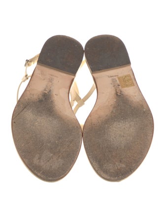 Aeyde Suede T-Strap Sandals