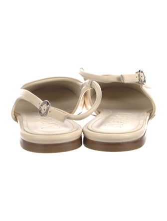 Aeyde Leather Slingback Flats