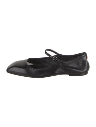 Aeyde Leather Mary Jane Flats