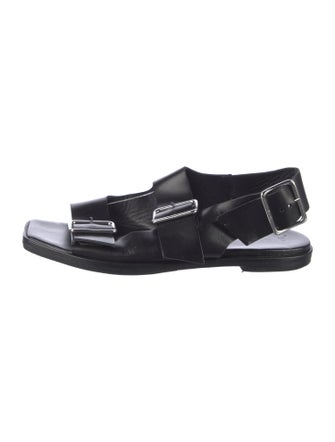 Aeyde Leather Slingback Sandals