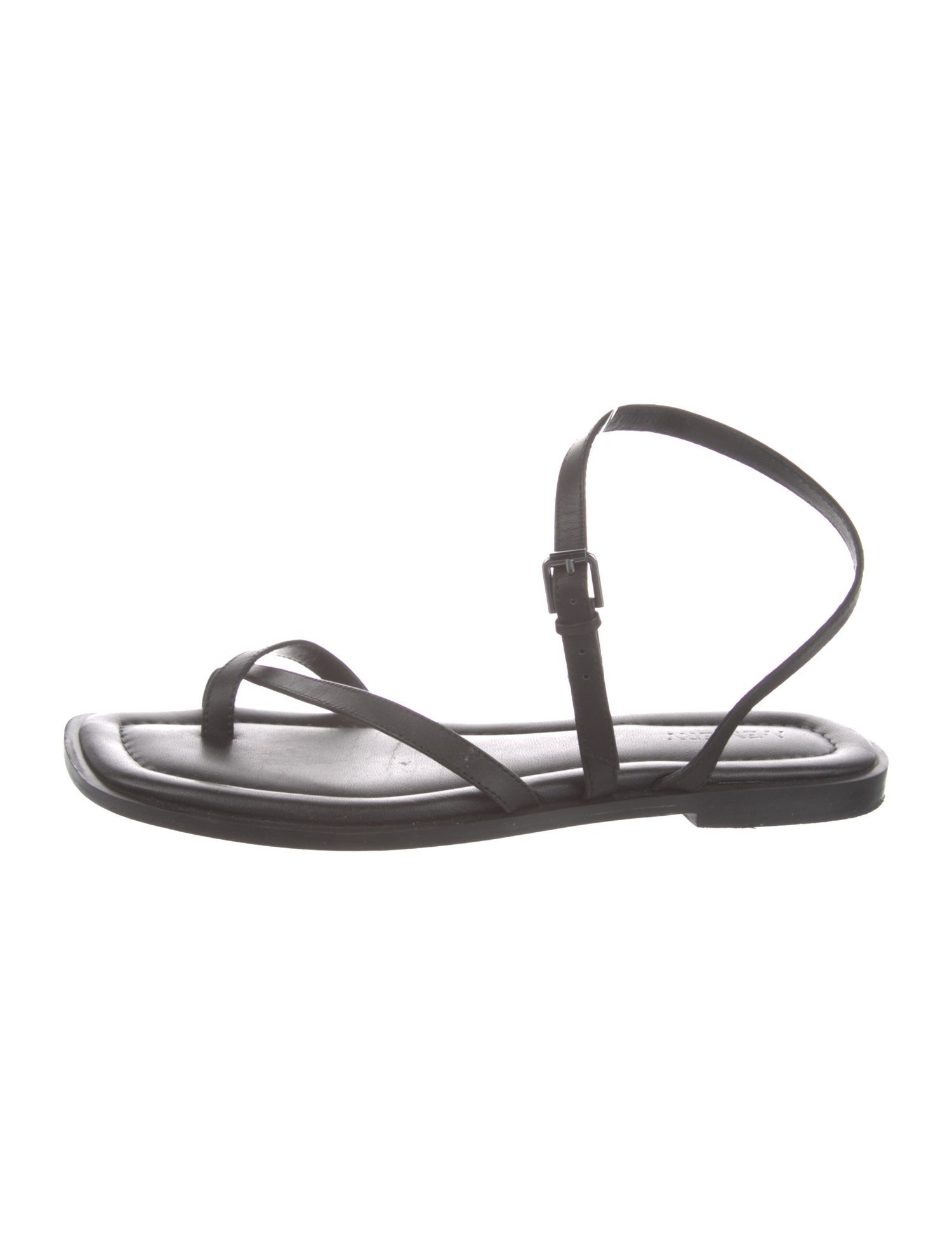 Aeyde Leather Cutout Accent Slingback Sandals