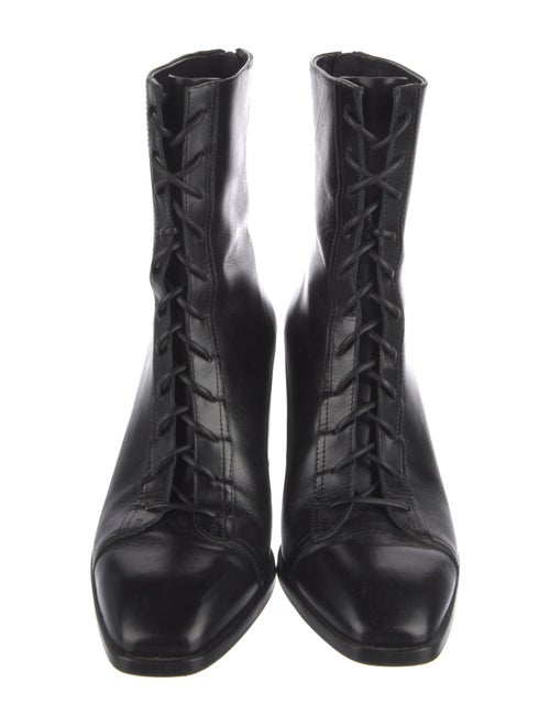 Aeyde Leather Lace-Up Boots
