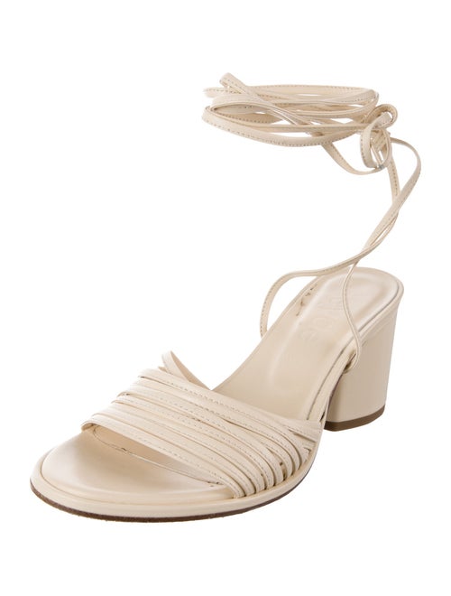 Aeyde Patent Leather Slingback Sandals