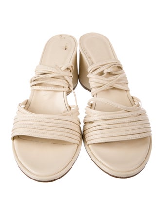 Aeyde Patent Leather Slingback Sandals