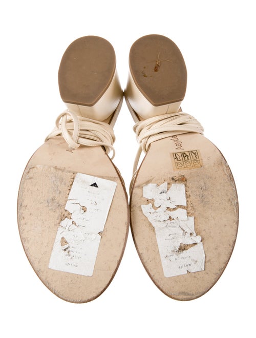 Aeyde Patent Leather Slingback Sandals