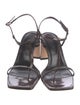 Aeyde Leather T-Strap Sandals