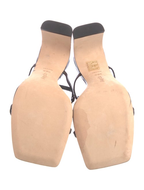 Aeyde Leather T-Strap Sandals