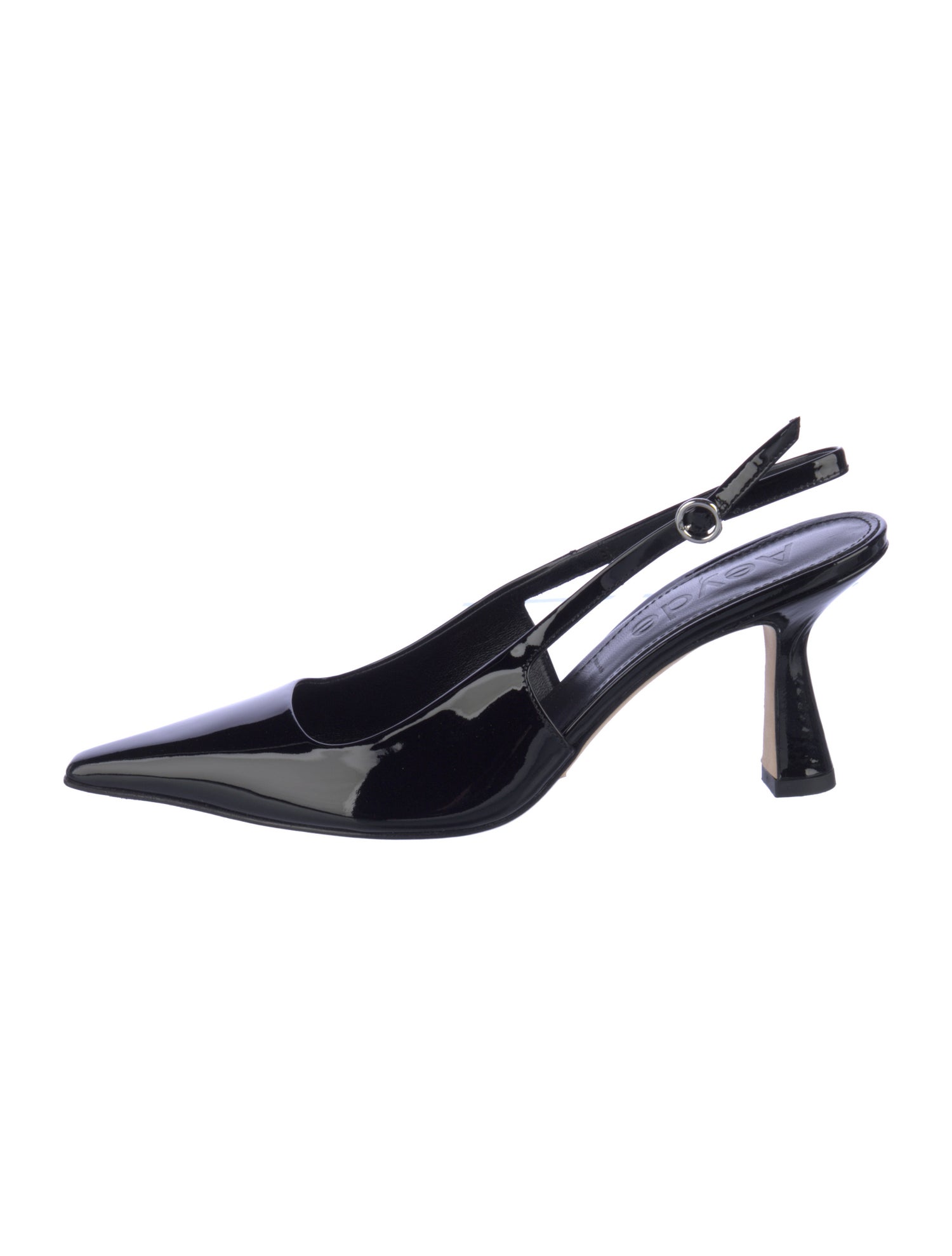 Aeyde Patent Leather Slingback Pumps