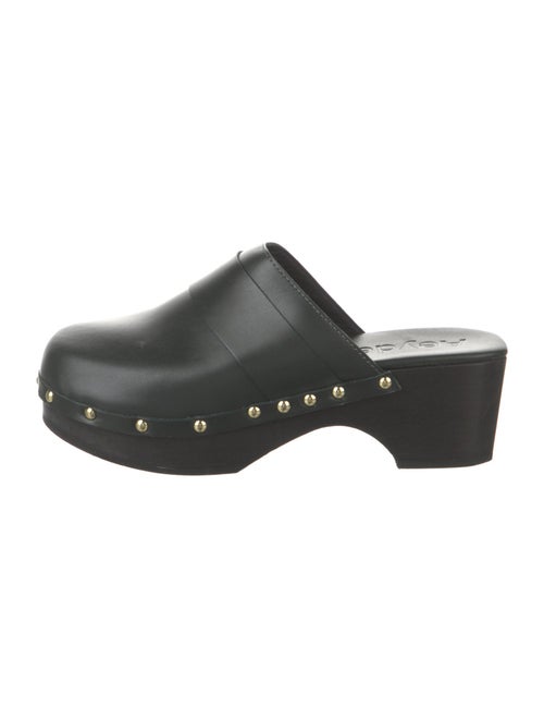 Aeyde Leather Studded Accents Mules