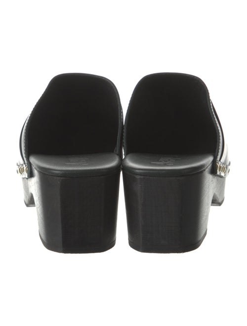 Aeyde Leather Studded Accents Mules