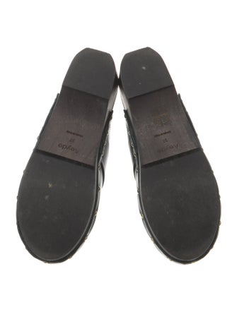 Aeyde Leather Studded Accents Mules