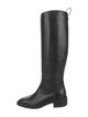 Aeyde Leather Embroidered Accent Riding Boots