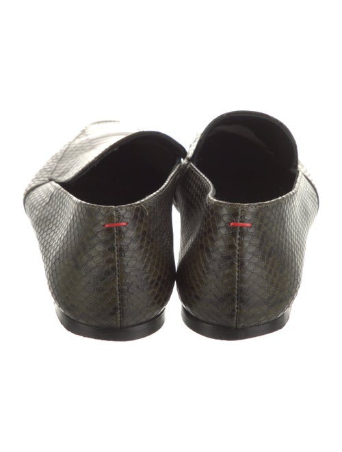 Aeyde Leather Animal Print Flats