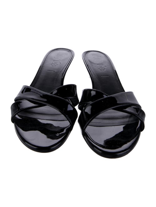 Aeyde Patent Leather Slides