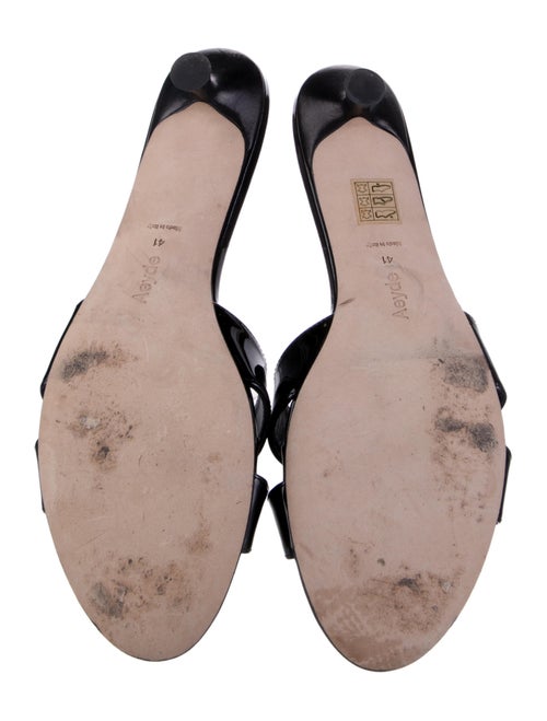 Aeyde Patent Leather Slides