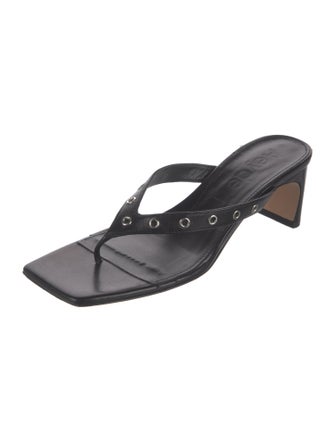 Aeyde Leather Flip Flops