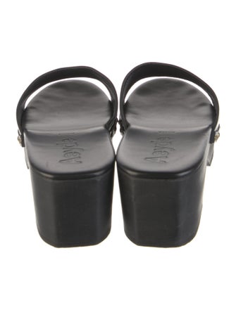 Aeyde Leather Studded Accents Slides