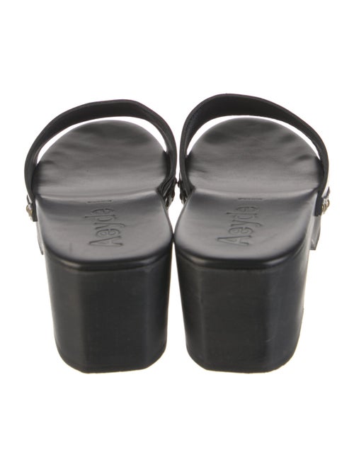 Aeyde Leather Studded Accents Slides