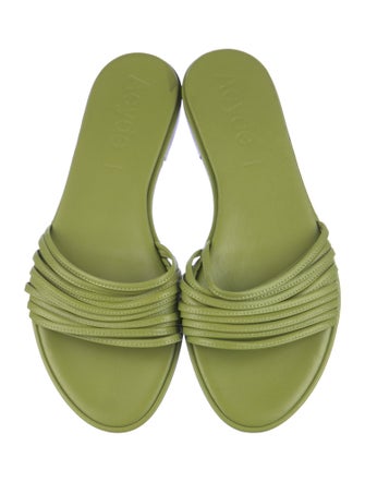 Aeyde Leather Slides