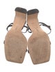 Aeyde Leather T-Strap Sandals