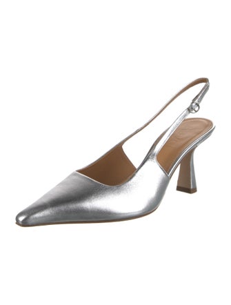 Aeyde Leather Slingback Pumps