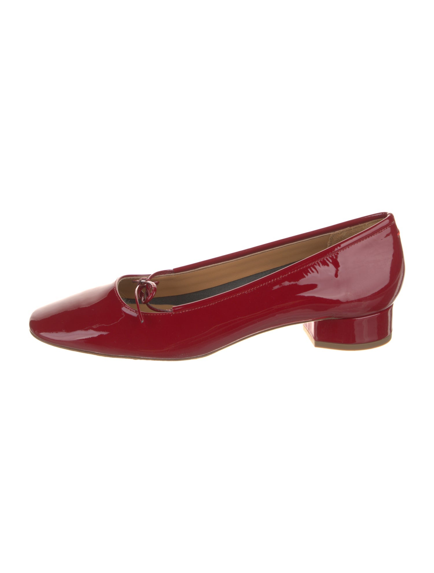 Aeyde Patent Leather Slingback Pumps