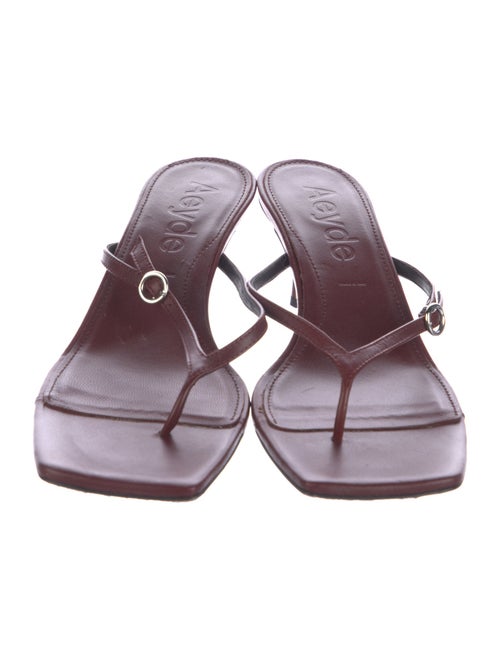 Aeyde Leather Slides