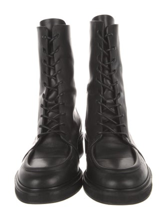 Aeyde Leather Combat Boots