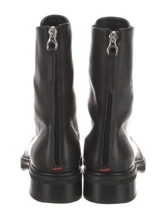 Aeyde Leather Combat Boots