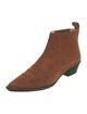 Aeyde Suede Pleated Accents Chelsea Boots