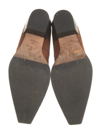 Aeyde Suede Pleated Accents Chelsea Boots