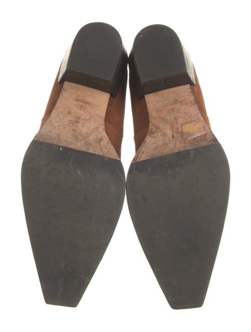 Aeyde Suede Pleated Accents Chelsea Boots