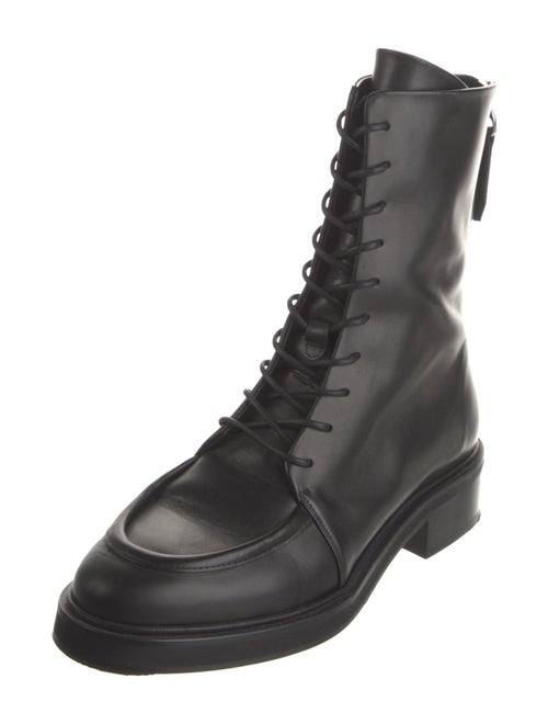 Aeyde Leather Combat Boots