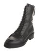 Aeyde Leather Combat Boots
