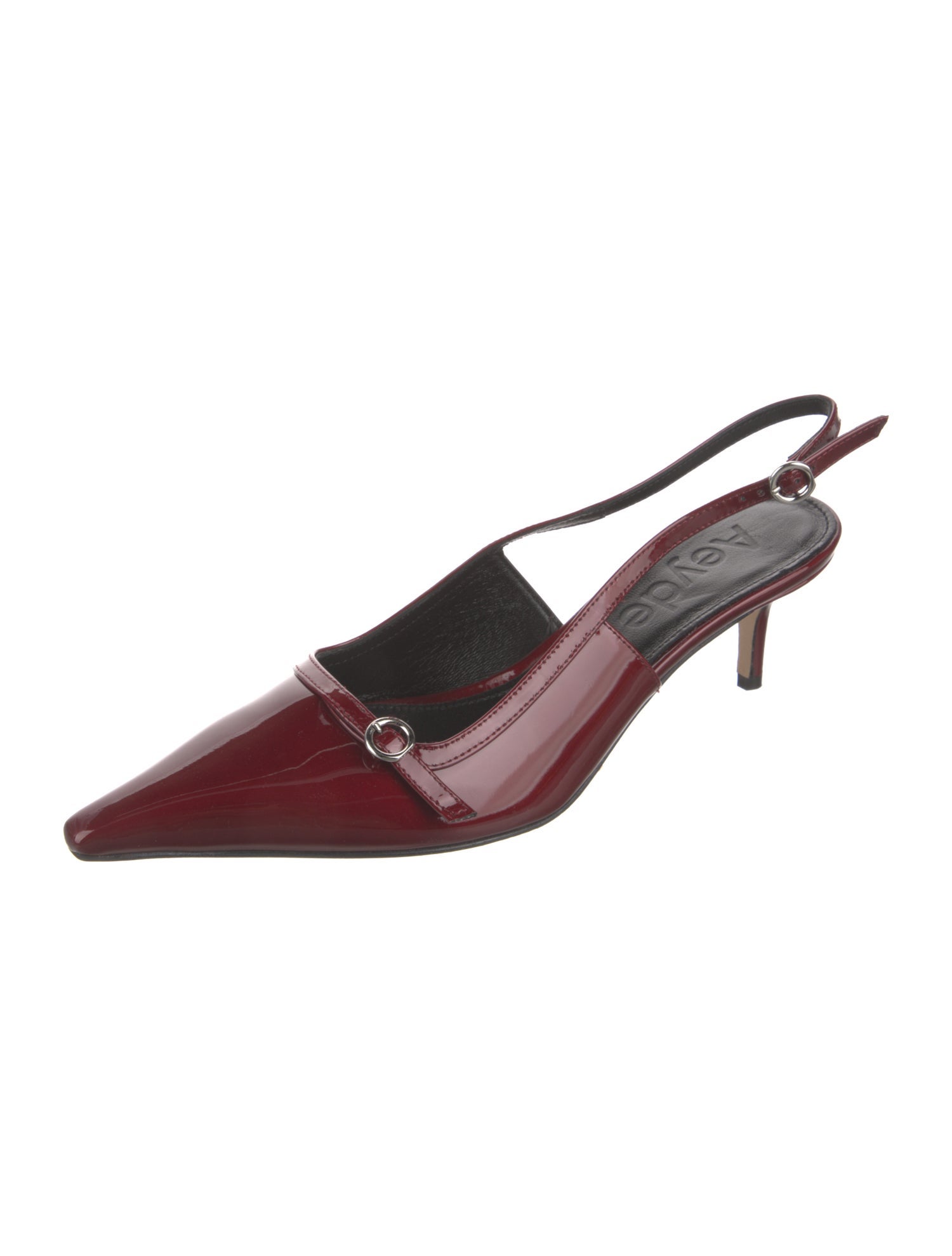Aeyde Patent Leather Slingback Pumps