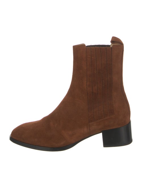 Aeyde Suede Pleated Accents Chelsea Boots
